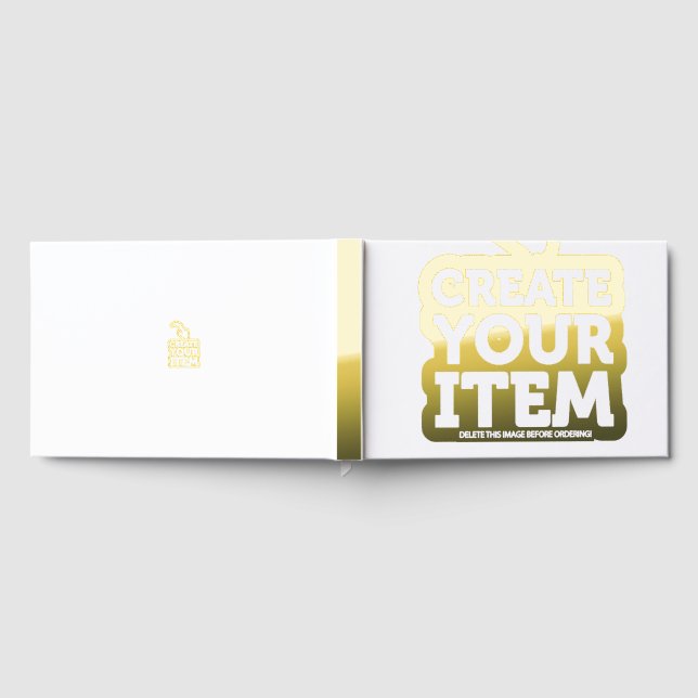 CREATE-YOUR-OWN DIY Custom upload your design Gästebuch (Voll)