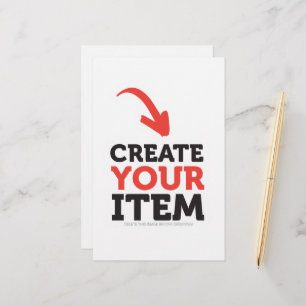 CREATE-YOUR-OWN DIY kundenspezifische Briefpapier