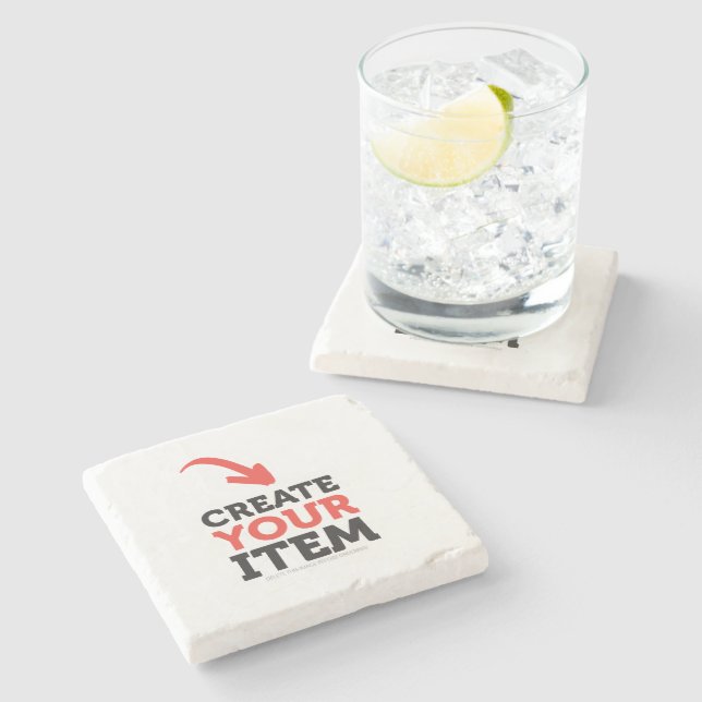 CREATE-YOUR-OWN DIY kundenspezifischer Steinuntersetzer (Seitenansicht)