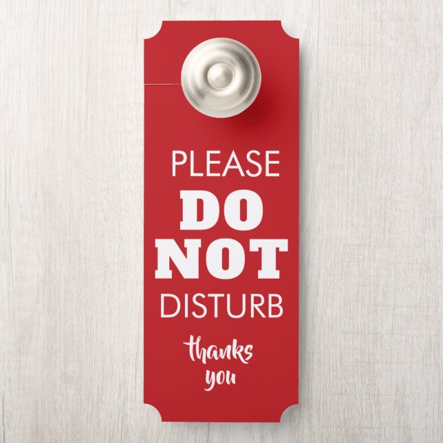 Create Your Own | Do Not Disturb & Wellcome Custom Türanhänger (Auf Knauf)