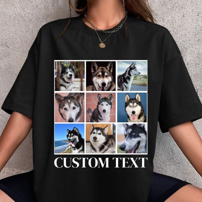 create your own Dog Pet Photo Animal custom 90s T-Shirt (Von Creator hochgeladen)