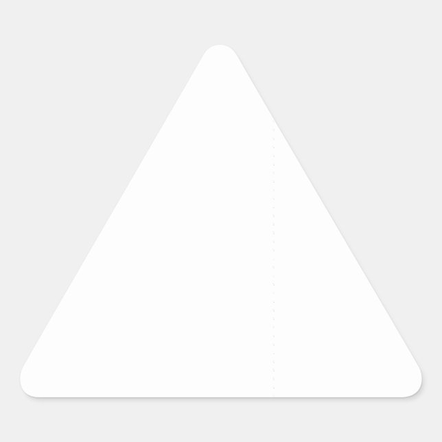 Create Your Own Dreieckiger Aufkleber (Vorderseite)