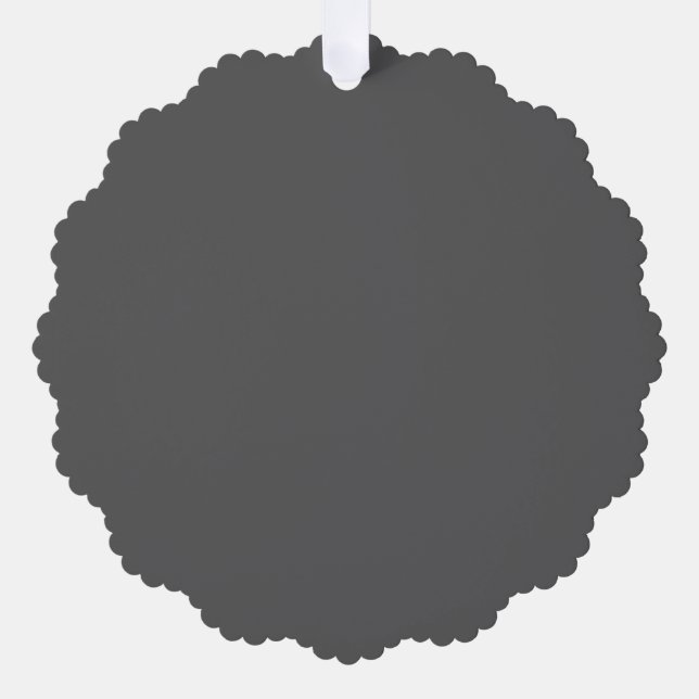 Create Your Own elegant dark gray Ornament Karte (Vorderseite)