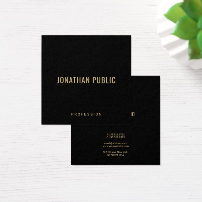 Create Your Own Elegant Template Black Gold (Schreibtisch)