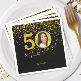 Create Your Own Fabulous Birthday Photo  Serviette