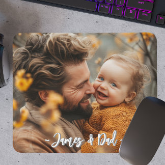 Create your own Father Son Photo Mousepad