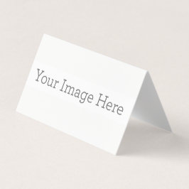 Create Your Own Folded 3.5"x2' Tent Card Visitenkarten