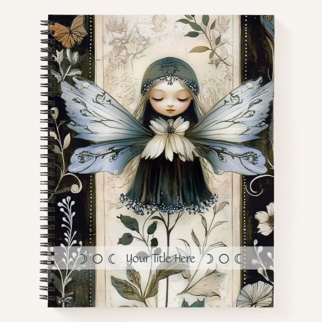 Create Your Own Garden Fairy Botanical Notizbuch (Vorderseite)