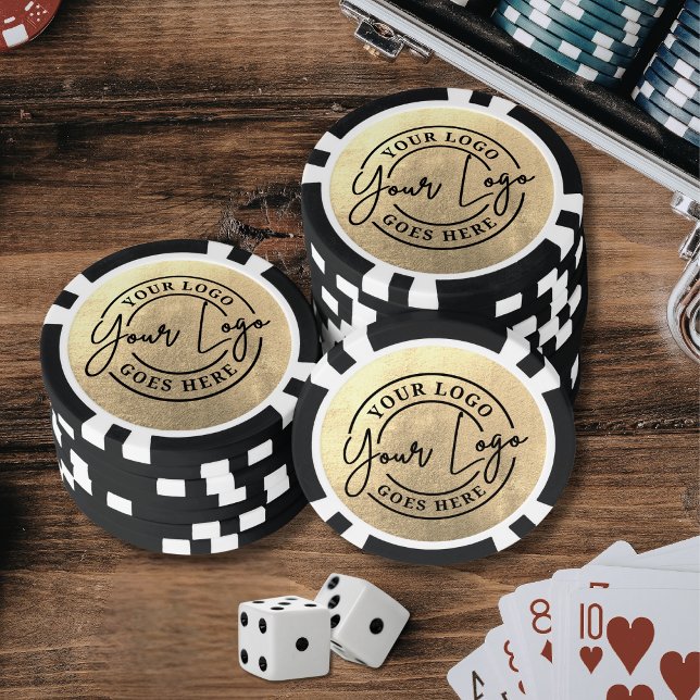 Create Your Own Gold Logo Pokerchips (Create Your Own Gold Logo Poker Chips)