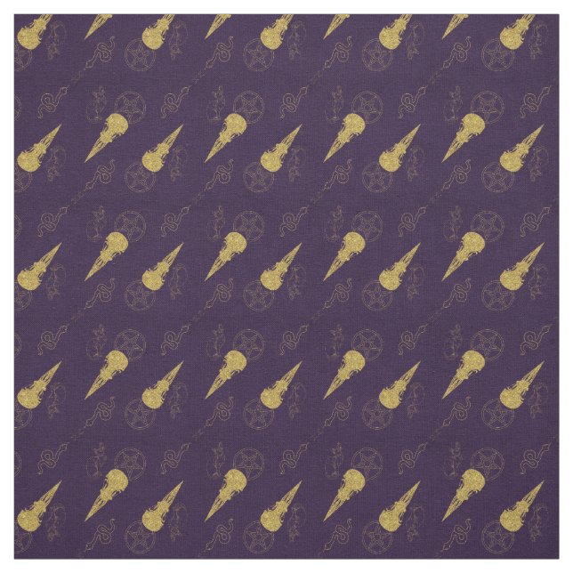 Create Your Own Gold Ritual Symbols Purple Stoff (Muster)