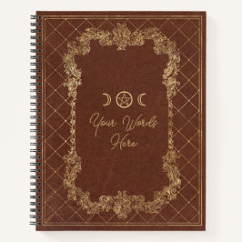 Create Your Own Golden Burnished Orange Notizbuch