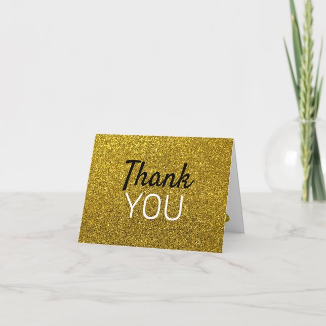 Create Your Own Golden Folded Note Card (Vorderseite)