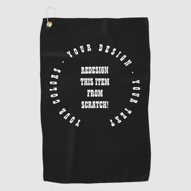 Create Your Own Golfhandtuch (Vorderseite)