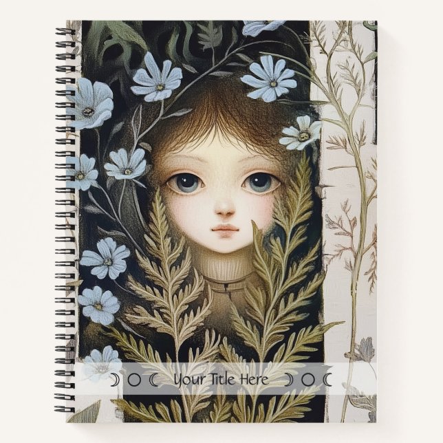 Create Your Own Hedge Witch Botanical Notizbuch (Vorderseite)