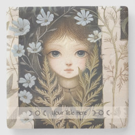 Create Your Own Hedge Witch Botanical Steinuntersetzer