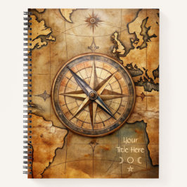 Create Your Own Journey Compass Rose Notizbuch
