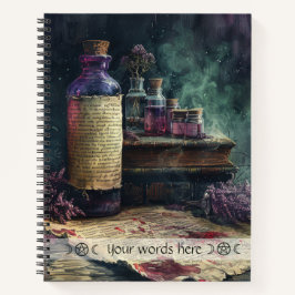 Create Your Own Magic Elixir Bottles Apothecary Notizbuch