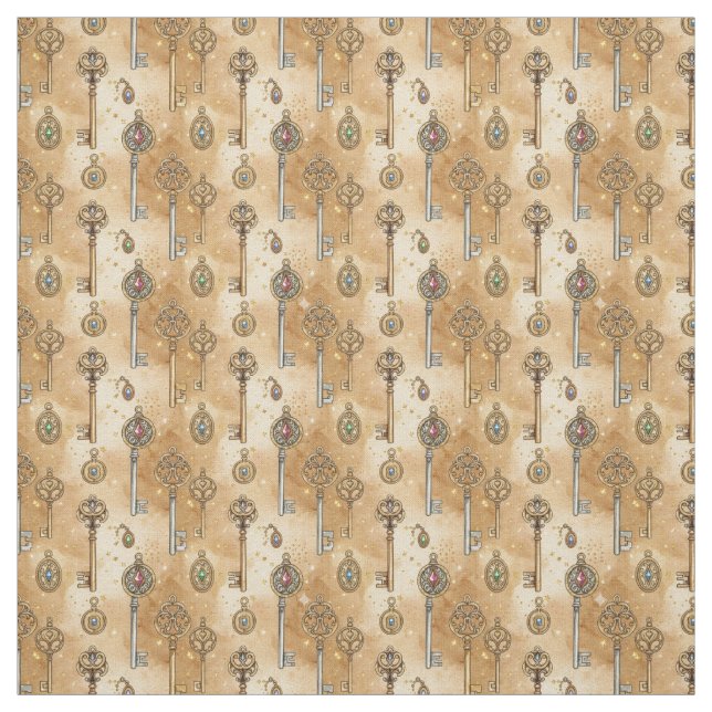 Create Your Own Magical Keys Golden Stoff (Muster)
