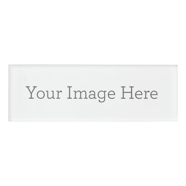 Kleines Rechteckiges Namensschild (Vorderseite)