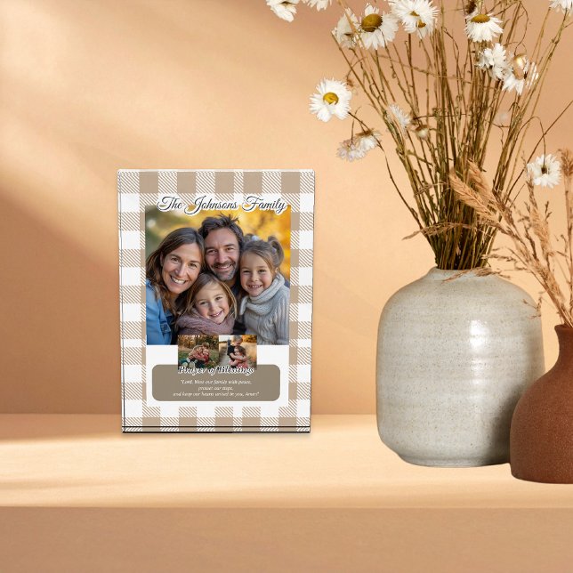 Create your own Message Beige Family Fotoblock (Von Creator hochgeladen)