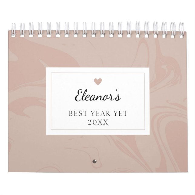 Create Your Own Motivational Quotes Marble Effect Kalender (Titelbild)