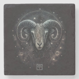 Create Your Own Mystical Aries Steinuntersetzer