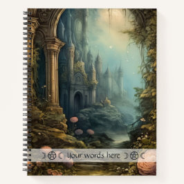 Create Your Own Mystical Kingdom Floral Archway Notizbuch