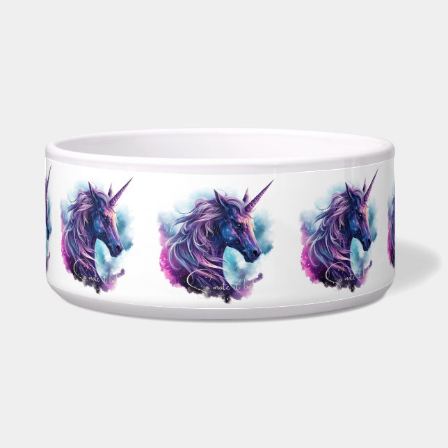 Create Your Own Mythical Purple Unicorn Napf (Vorderseite)