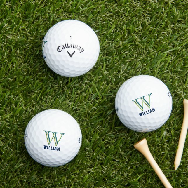 Create Your Own Personalize Branded Monogram Golfball (Insitu Gras)