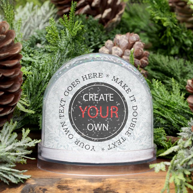 Create Your Own - Personalized, branded / Photo Schneekugeln (Winter)