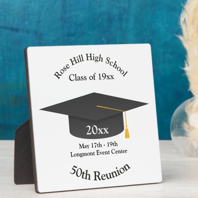 Create Your Own Personalized Class Reunion Sign Fotoplatte (Von Creator hochgeladen)