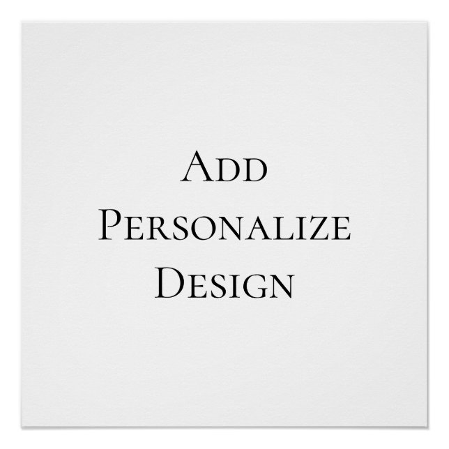 Create Your Own Personalized Custom  Poster (Vorderseite)
