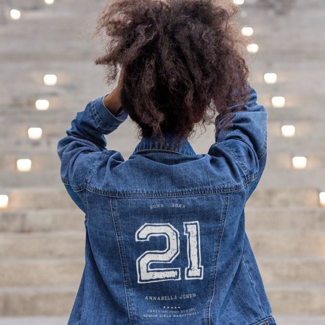 Create Your Own | Personalized Number Jeansjacke (Von Creator hochgeladen)
