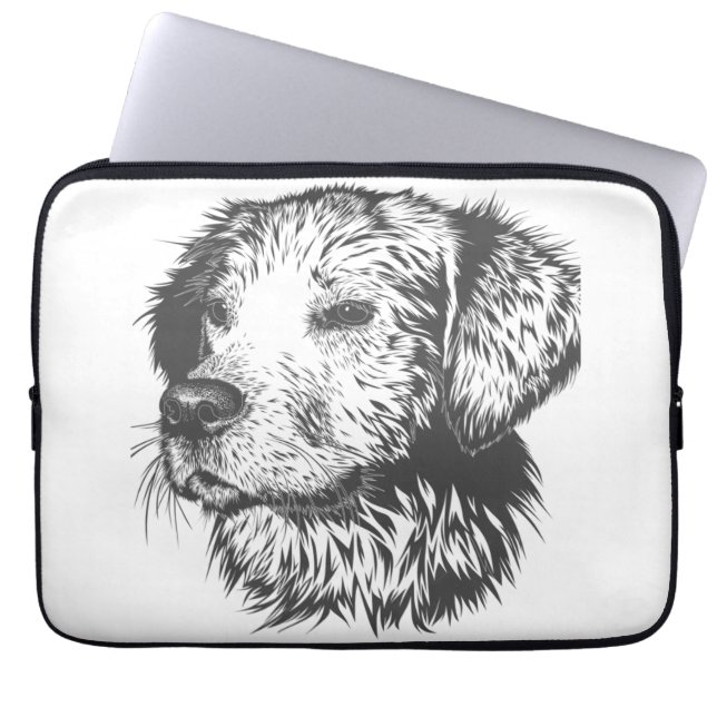 Create Your Own Pet Dog Customized Laptopschutzhülle (Vorderseite)