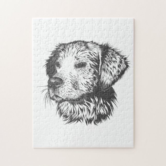 Create Your Own Pet Dog Customized Puzzle (Vertikal)