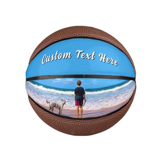 Create Your Own Pet Photo Basketball Custom Text (Vorderseite)