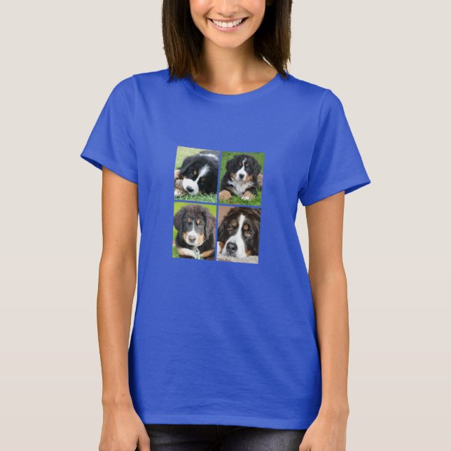 Create your own pet photo collage  T-Shirt (Vorderseite)