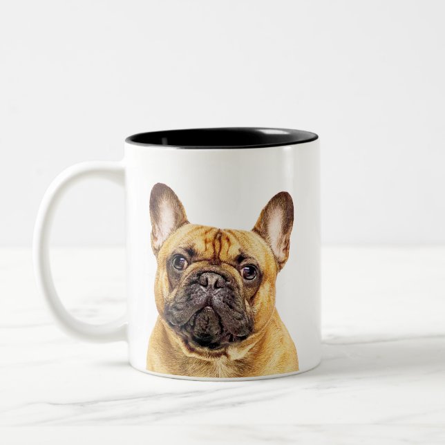 Create Your Own Pet Photo Zweifarbige Tasse (Links)
