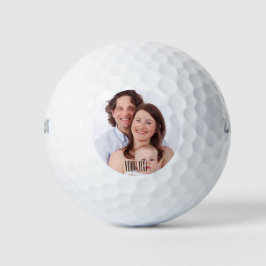 Create Your Own Photo and Text Golfball