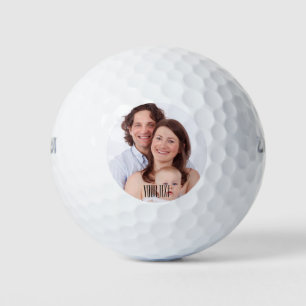 Create Your Own Photo and Text Golfball