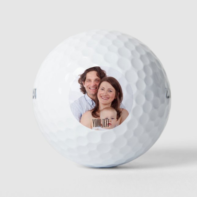 Create Your Own Photo and Text Golfball (Vorderseite)