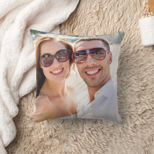 Create Your Own Photo Custom Pic Double Sided Kissen (Decke)