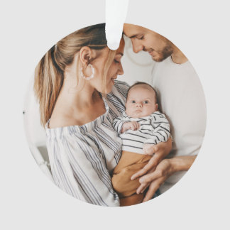 Create Your Own Photo Custom Pic Double Sided Ornament