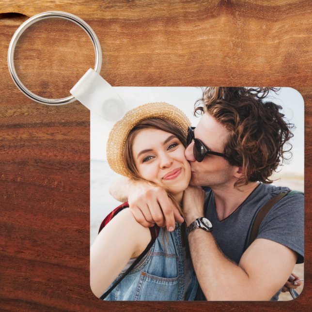 Create Your Own Photo Custom Pic Double Sided Schlüsselanhänger (Vorderseite)