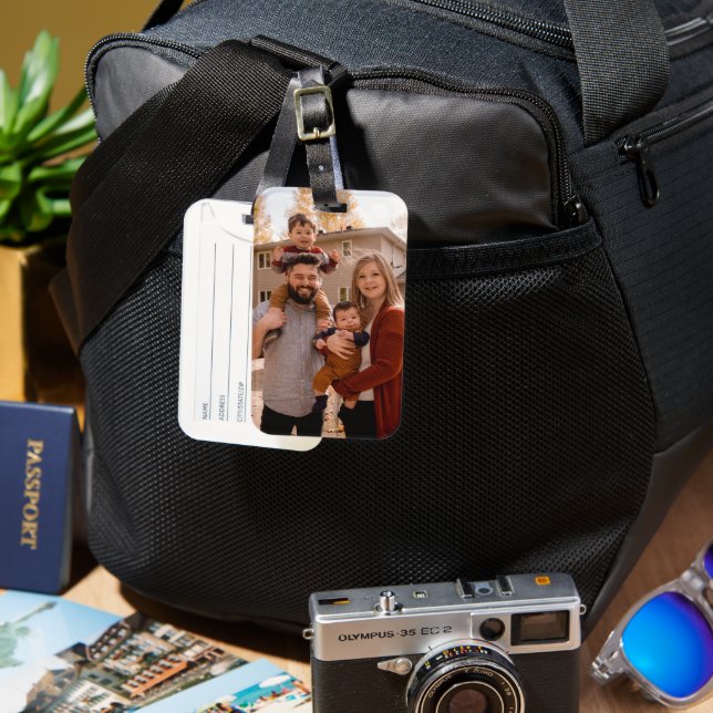 Create Your Own Photo Custom Picture DIY  Gepäckanhänger (Vorderseite & Rückseite)