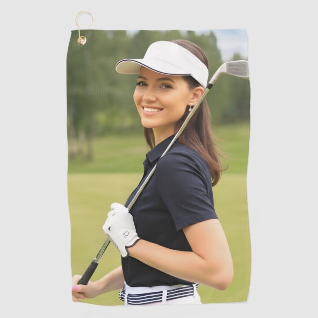 Create your Own Photo Golfhandtuch (Vorderseite)
