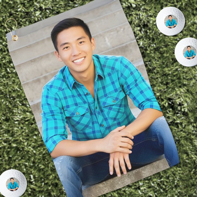 Create your Own Photo Golfhandtuch (Create your Own Photo Golf Towel)