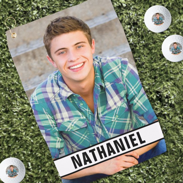 Create your Own Photo Golfhandtuch (Create your Own Photo Golf Towel)