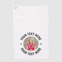 Create your Own Photo Golfhandtuch