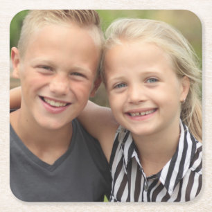 Create your own Photo Rechteckiger Pappuntersetzer